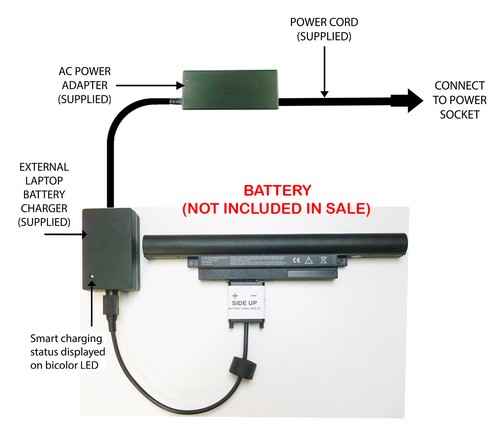 External laptop battery - external,