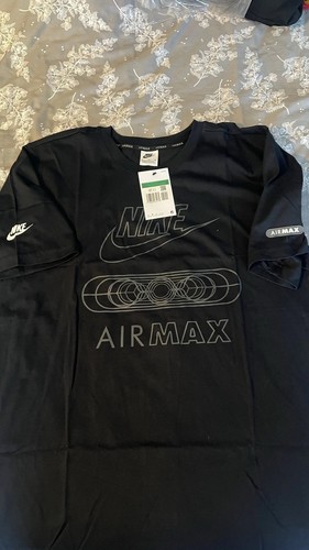 Nike air max shirt - t-shirt, black