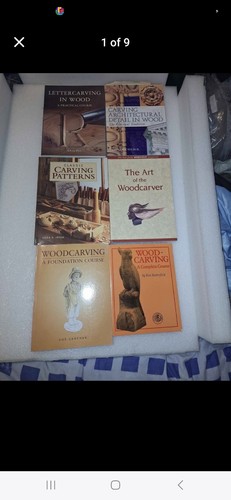 Wood carving books in - 6,