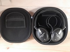 Audio-Technica QuietPoint ATH-ANC7 Black Headphones with Case
