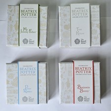 Royal Mint 2017 Peter Rabbit 50p Silver Proof Coin Full Set Acrylic Display Case