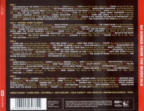101 songs from - songs, musicals