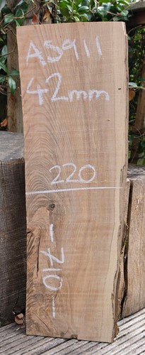 Live edge ash slab - live,