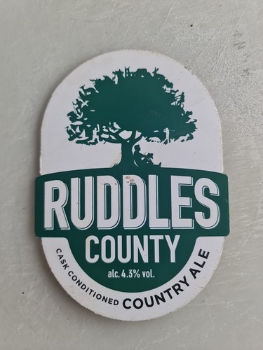 Ruddles county beer - '',