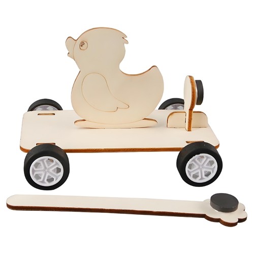Educational wooden duck car - educational,