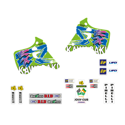 Stickers kit graphic kawasaki - kit,