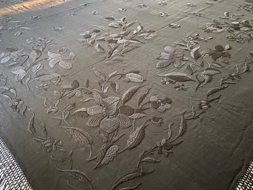 Antique piano shawl elegant - antique,