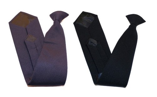 Clip tie security - clip-on, tie,