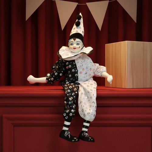 Dangling leg clown doll - leg,