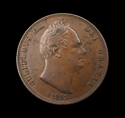 William iii 1837 copper - 1837,