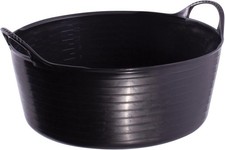 Gorilla Tubs 5L Black Flexible Storage Tub Bucket Strong Food Grade