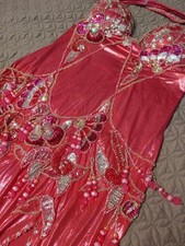 Vtg Pro Belly Dance Costume