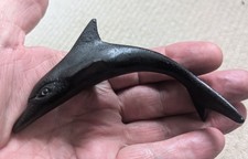 Antique Bronze Dolphin. Free Standing. Greek. Great patination.