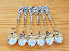 Swedish rose coffee spoons by