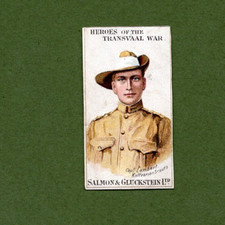 Salmon & Gluckstein Heroes of the Transvaal War 1901 Capt Lambert Good-VG
