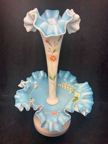 Floral epergne blue - epergne,