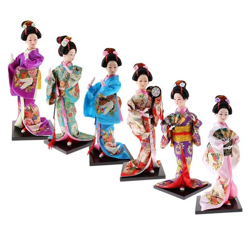 Japanese toy dolls geisha - toy, dolls,