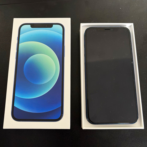 Used apple iphone blue - used,