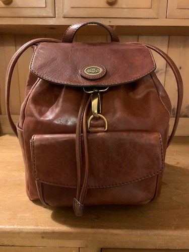 Bridge leather backpack - backpack, with