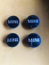 Genuine Mini Black Centre Hub Caps 54mm