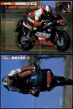 Aprilia RS125 - To The Limit - Essential Superbike Data File Fold-Out Page