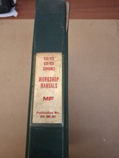 Massey Ferguson 520 525 620 625 Combine Workshop Manual