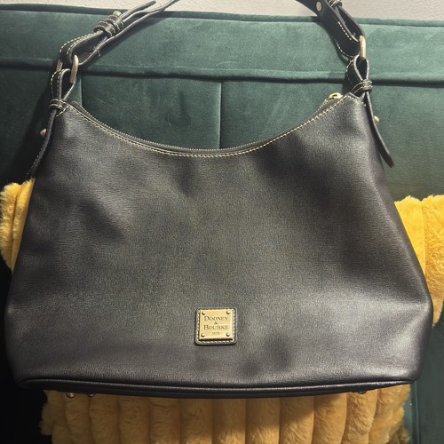 Dooney bourke black leather - dooney,