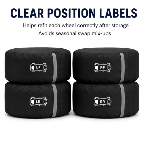 Wheel tyre storage bags - x,