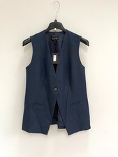 River Island Waistcoat Denim