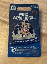 Disney Pin Happy New Year 2026