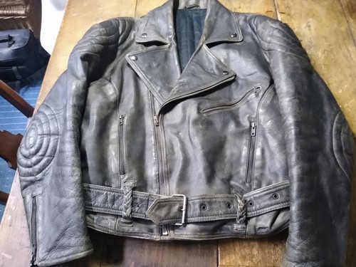 Vintage distressed leather - distressed,
