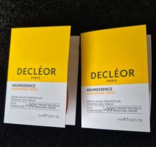 Decleor Aromessence Mandarine Verte Essential Glow Oil Serum 2 X 4ml Free P&P 