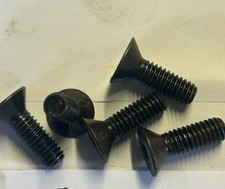 COUNTERSUNK  HEAD SOCKET   SCREWS  5/16" UNC X  1"  LONG  X 5  [WIDE HEAD]