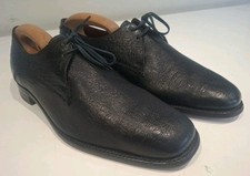 Grenson black leather lace - leather,