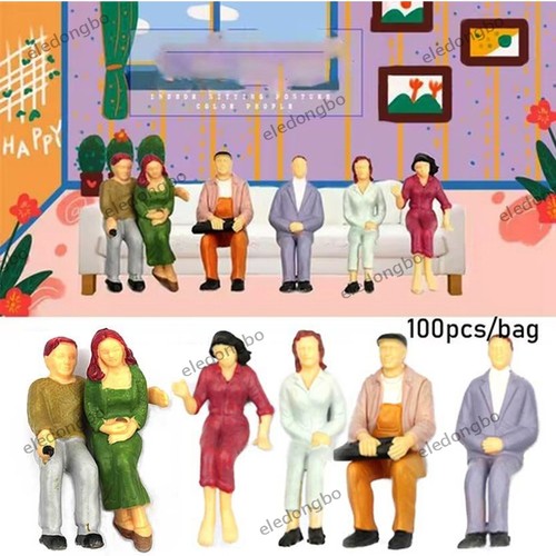100x mixed painted model - 100x,