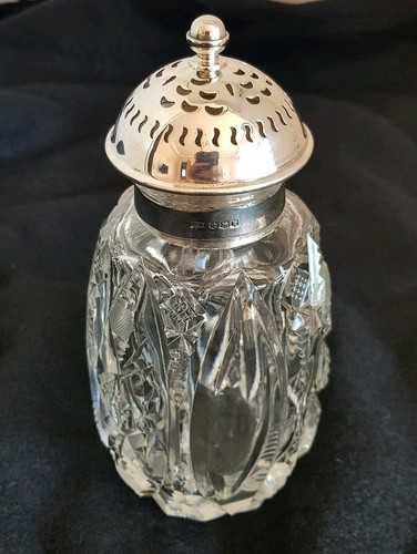 Antique sterling silver - , sugar