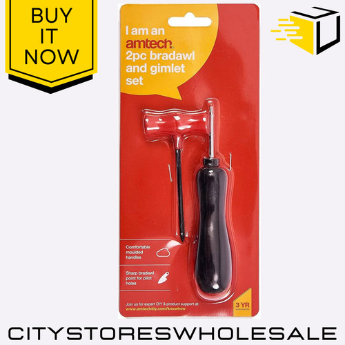 Amtech bradawl gimlet set - bradawl,
