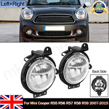 1Pair Front Left&Right Bumper Fog Lights Lamps For BMW Mini Cooper R55 R56 07-15
