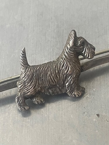 Vintage sterling silver dog