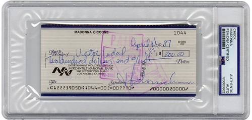 Madonna signed autograph - madonna,