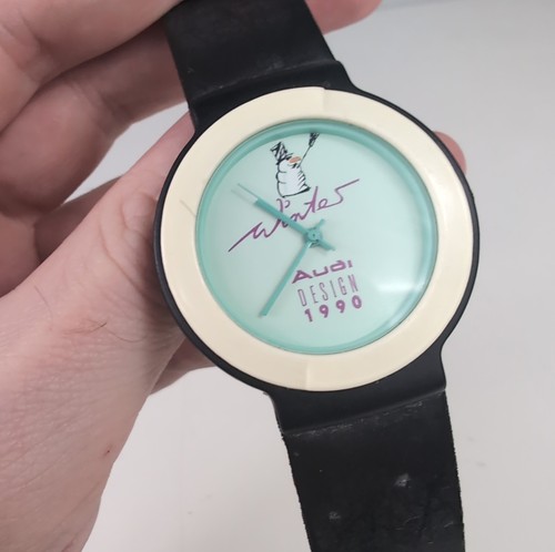 Audi design 1990 vintage watch - design,