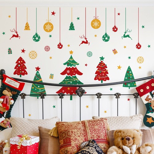 Christmas xmas tree - tree, decals