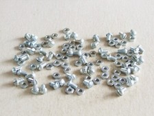 50 x Meccano Dome Headed Bolt And Hex Nut Part 37b 37c Zinc VGC