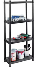 4 Tier Plastic Shelving Unit