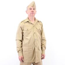 Replica Airtex KD Bush Jacket WW2 British Army Khaki Desert Shirt ( Supplied ...
