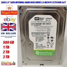 500GB 1TB 2TB 3TB 4TB HARD DRIVE 3.5" SATA DESKTOP PC, CCTV DVR 