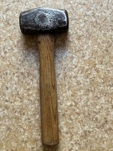 Old vintage lump hammer - old,