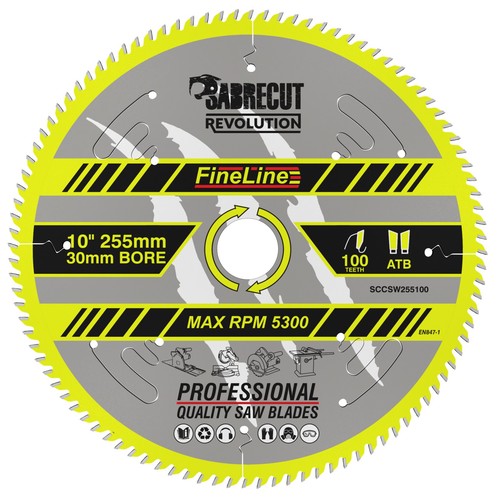 Sabrecut fineline 255mm 100t - 255mm,