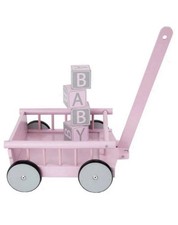 Chad Valley Tiny Treasures Pull Along Wooden Wagon BNIB