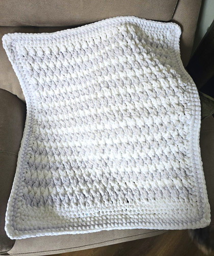 White and warm grey chunky - and,